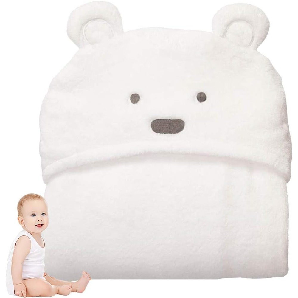 Baby Nursery Girl - Ręcznik z kapturem dla dzieci Miękki