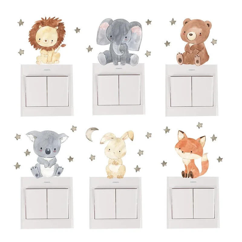 Baby Nursery Water - 6 szt./zestaw Naklejki ścienne z motywem
