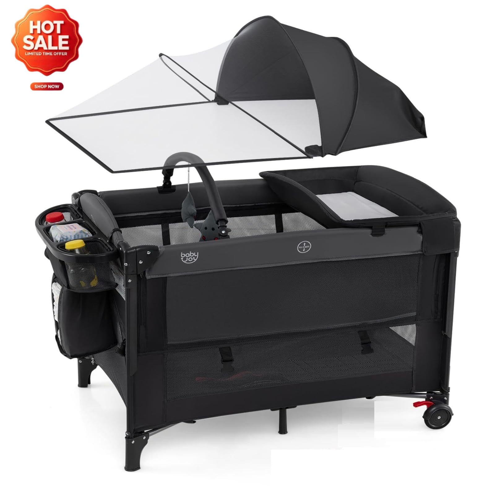Bassinet Bedside Sleeper - Łóżeczko dziecięce 5 w 1 z