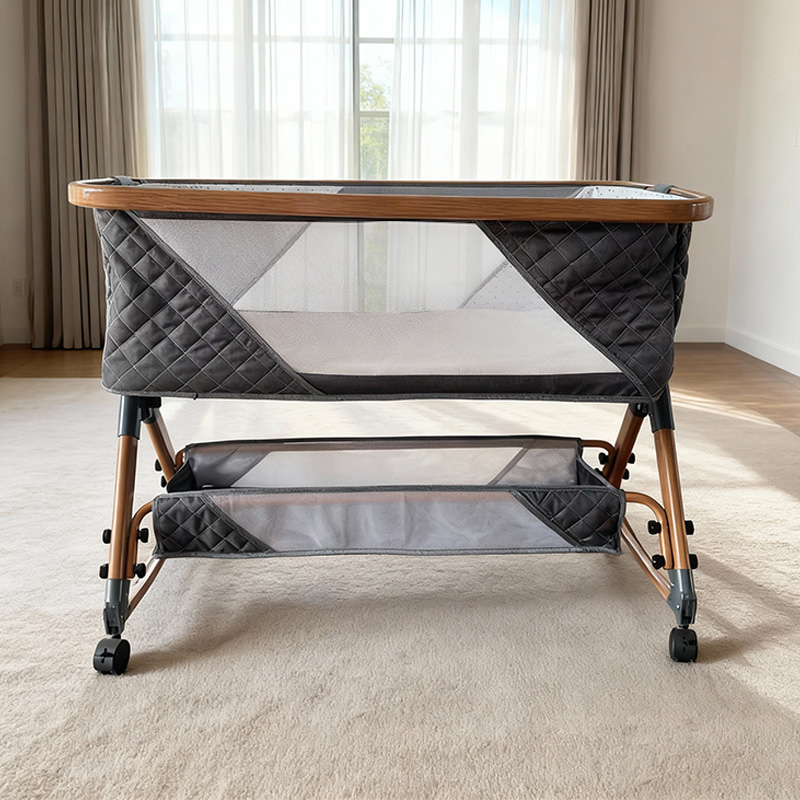 Bassinet Bedside Sleeper - Hurtownia składanych huśtawek-biegaczy, kołyszek dla niemowląt,