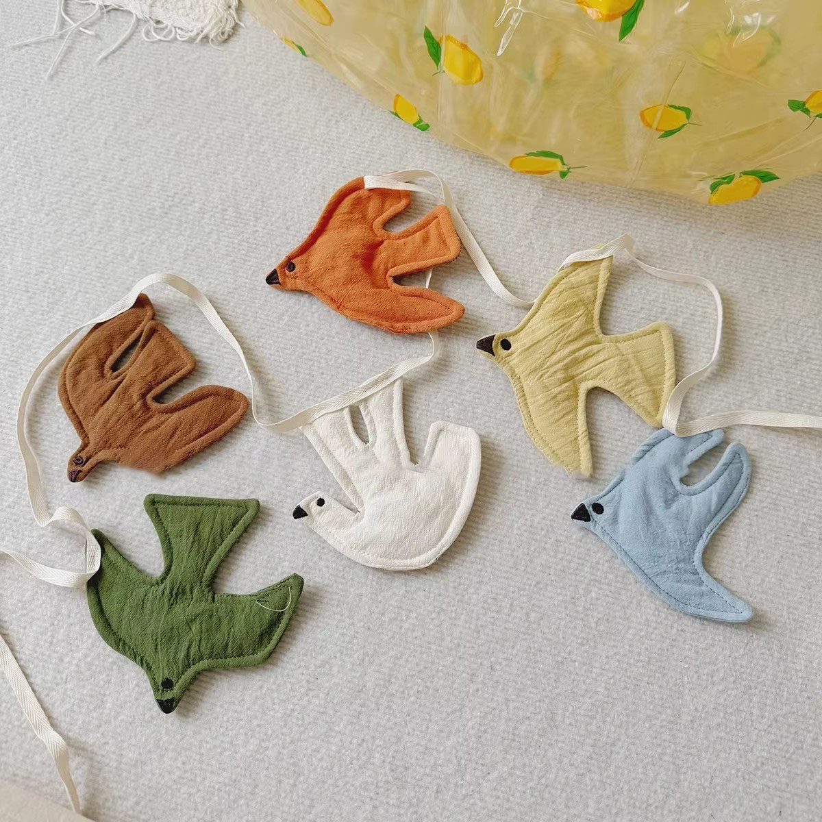 Baby Nursery Garland - Dekoracja do pokoju dziecięcego, materiałowa girlanda,