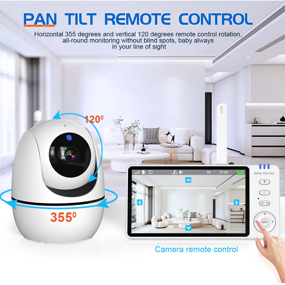 5-calowa elektroniczna niania  – Baby Nursery Camera recenzja i cena