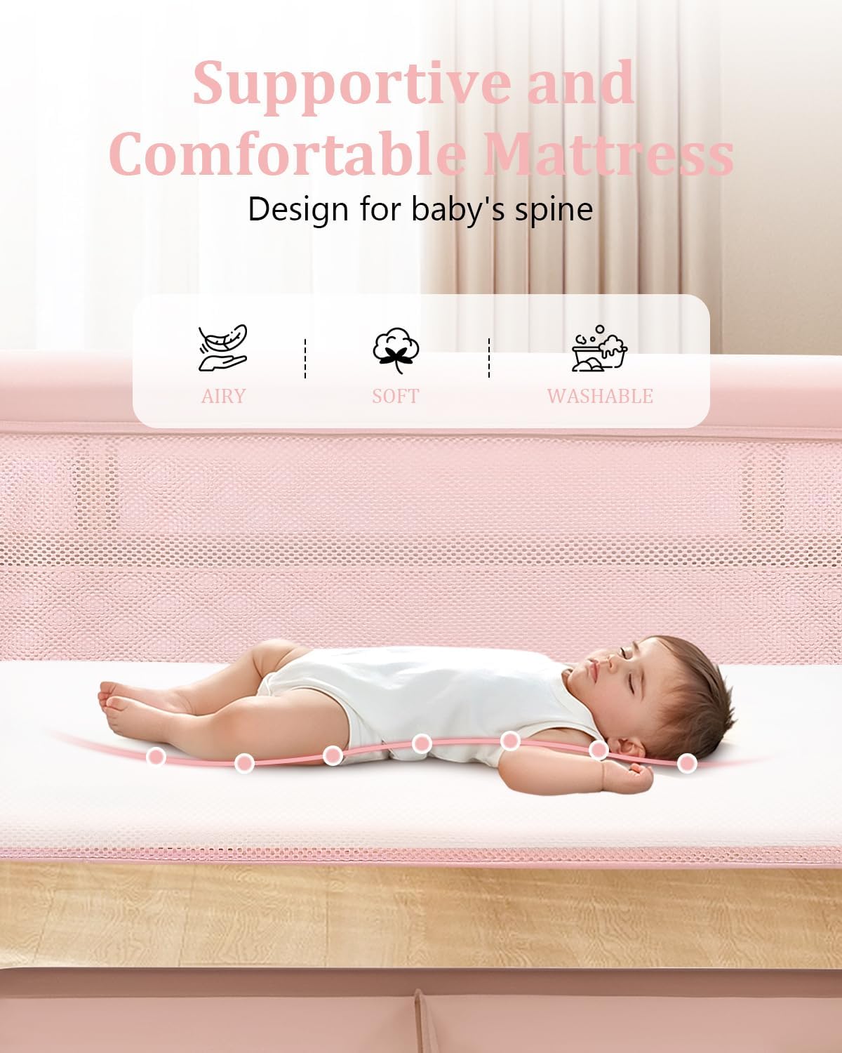 3 w 1: Kołyska dla niemowląt,  – Bassinet Bedside Sleeper recenzja i cena