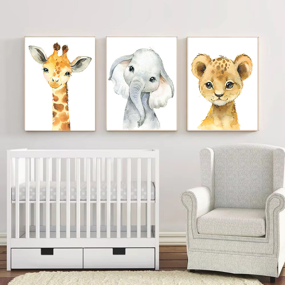 Zestaw dekoracji do pokoju dzi – Baby Nursery Jungle Animals recenzja i cena