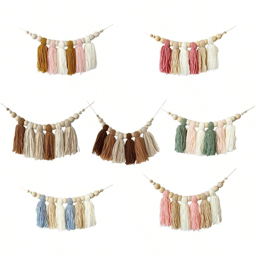 Boho bawełniana girlanda z frę – Baby Nursery Garland recenzja i cena