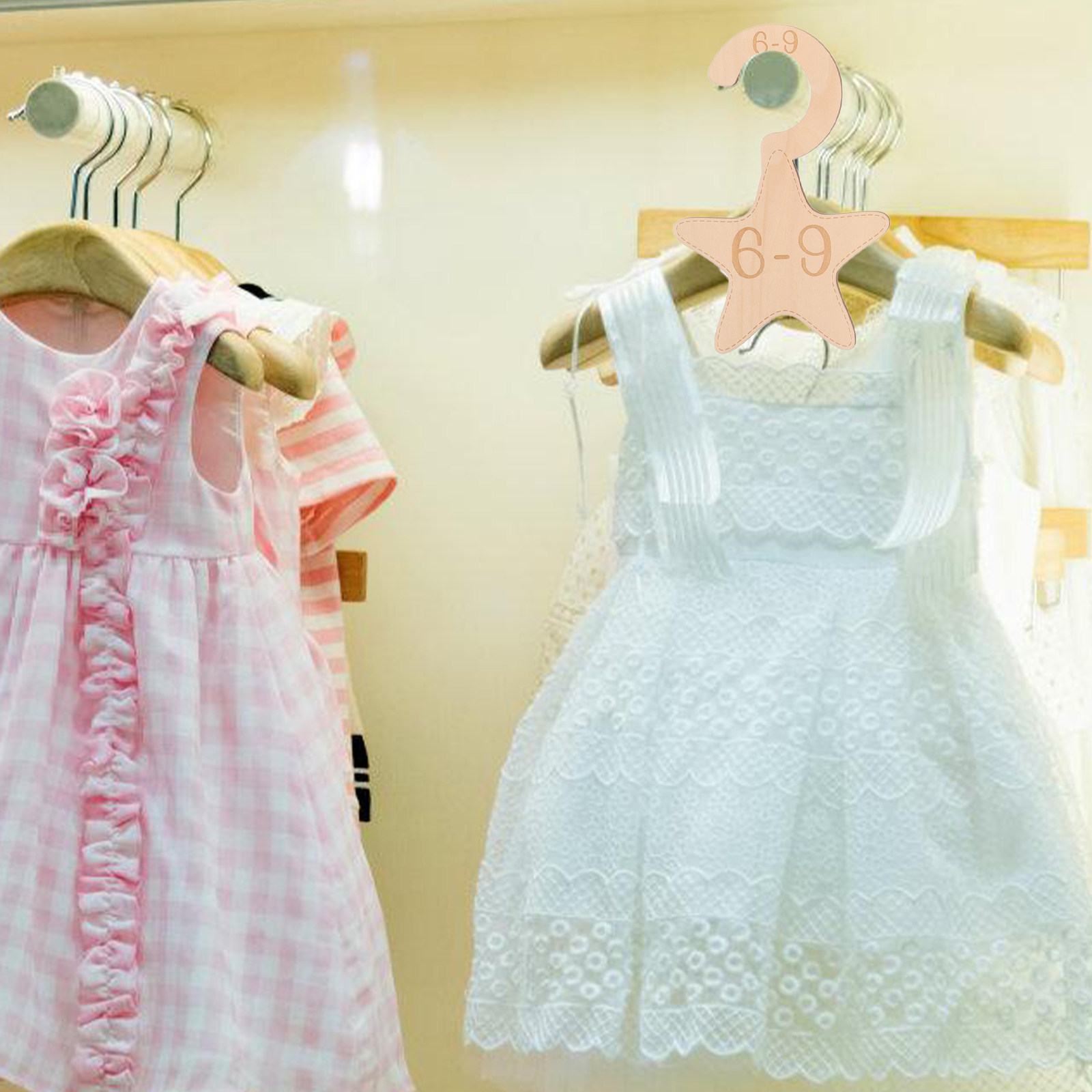 7 szt. drewnianych przegródek  – Baby Nursery Organizer recenzja i cena