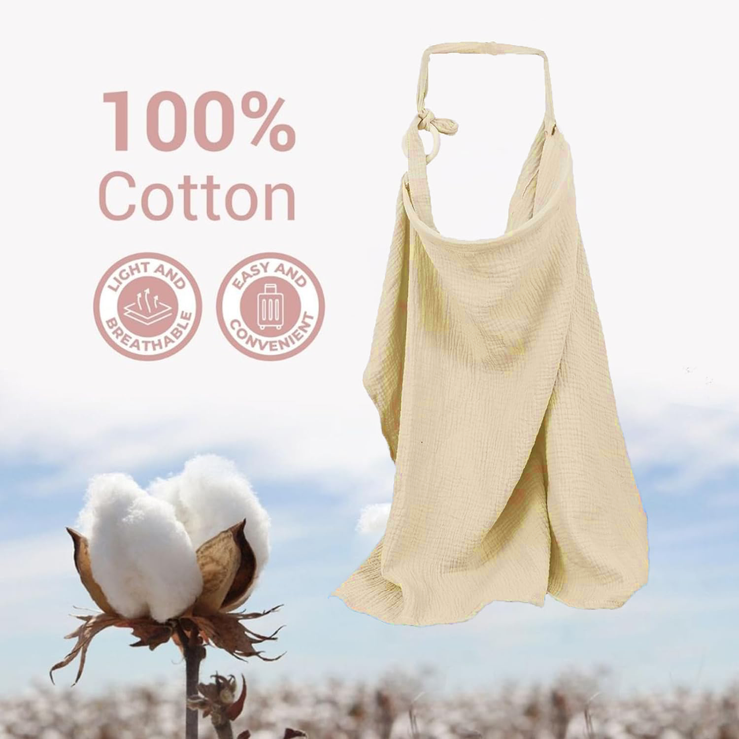 Muślinowy pokrowiec do karmien – Nursing Cover Breastfeeding recenzja i cena