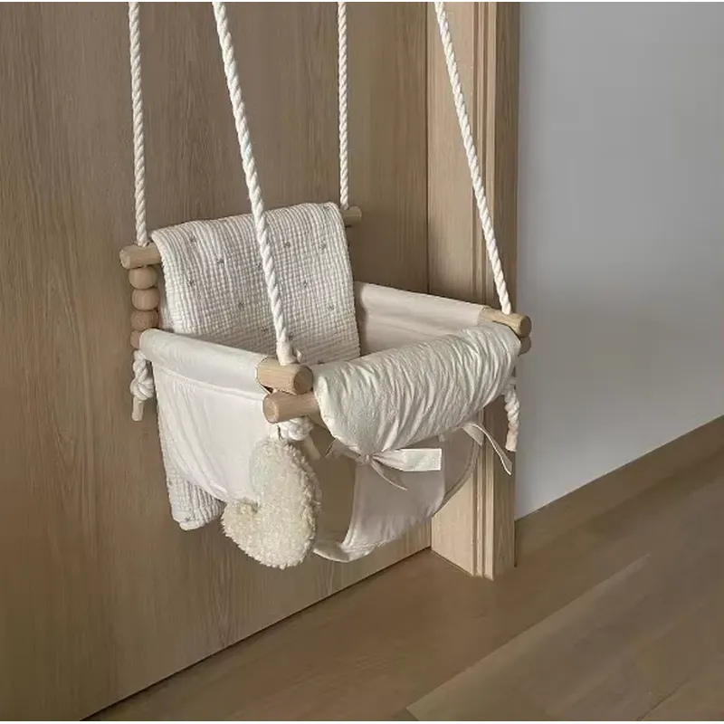 Drewniane wiszące krzesełko bu – Baby Nursery Rocking Chair recenzja i cena