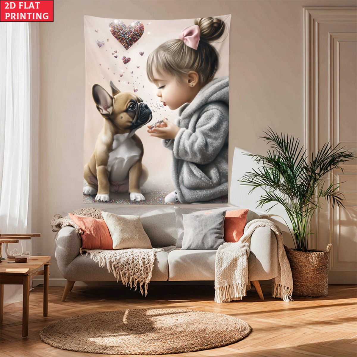 Dziewczyna z szczeniakiem buld – Baby Nursery Girl recenzja i cena