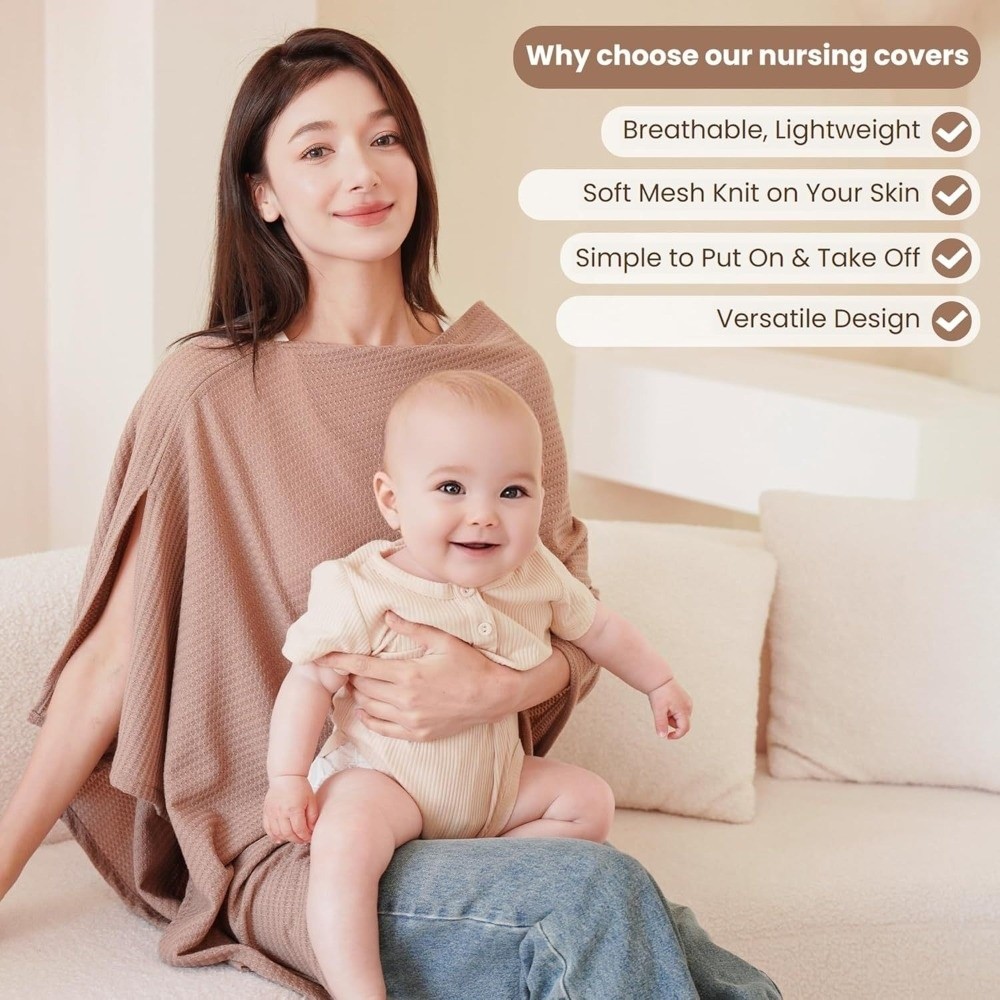 Miękka osłonka do karmienia pi – Nursing Cover Breastfeeding recenzja i cena