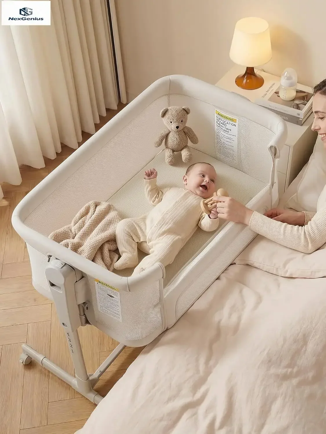 Łóżeczko niemowlęce 3w1 do pos – Bassinet Bedside Sleeper recenzja i cena