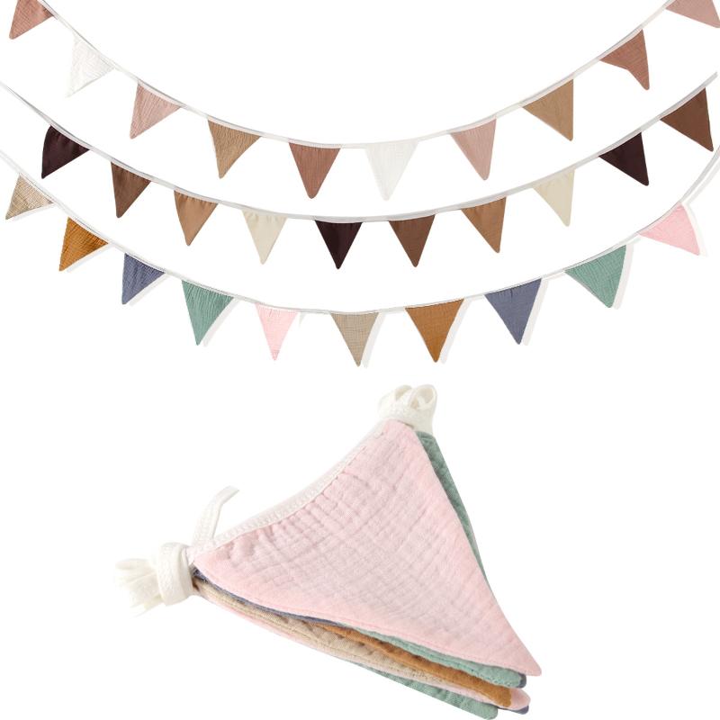 Girlandy z flagi trójkątnej z  – Baby Nursery Garland recenzja i cena