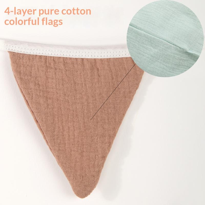 Girlandy z flagi trójkątnej z  – Baby Nursery Garland recenzja i cena