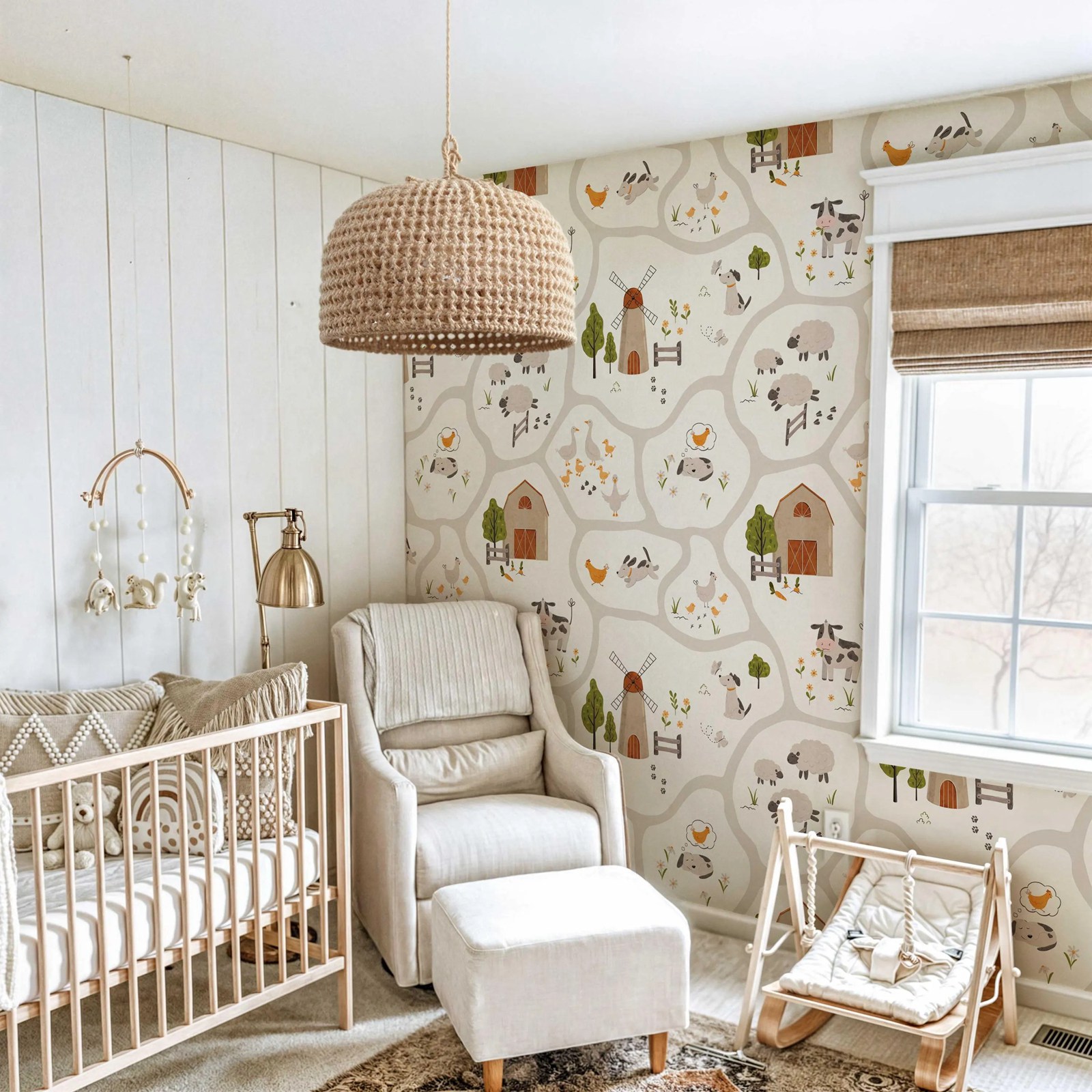 Urocza tapeta dla dzieci z mot – Baby Nursery Water recenzja i cena