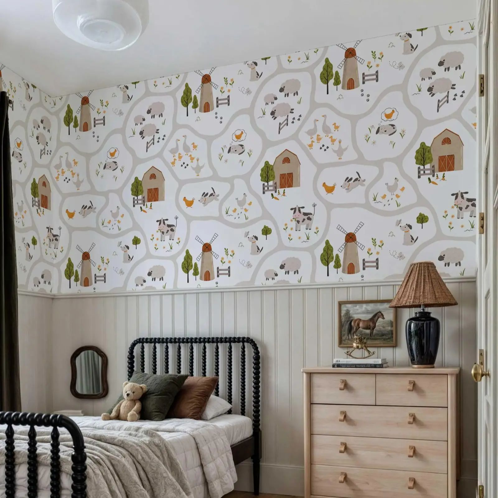 Urocza tapeta dla dzieci z mot – Baby Nursery Water recenzja i cena
