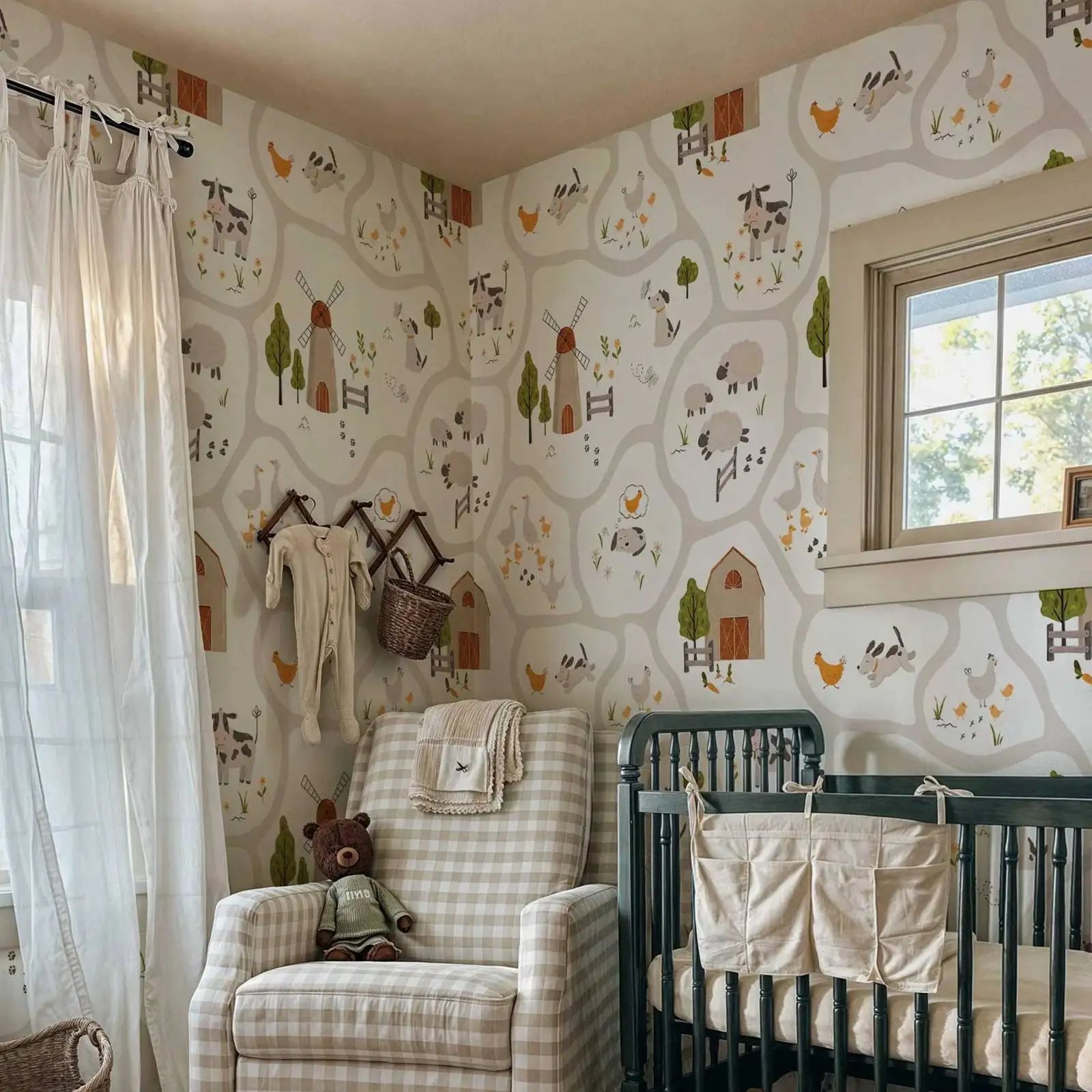 Urocza tapeta dla dzieci z mot – Baby Nursery Water recenzja i cena