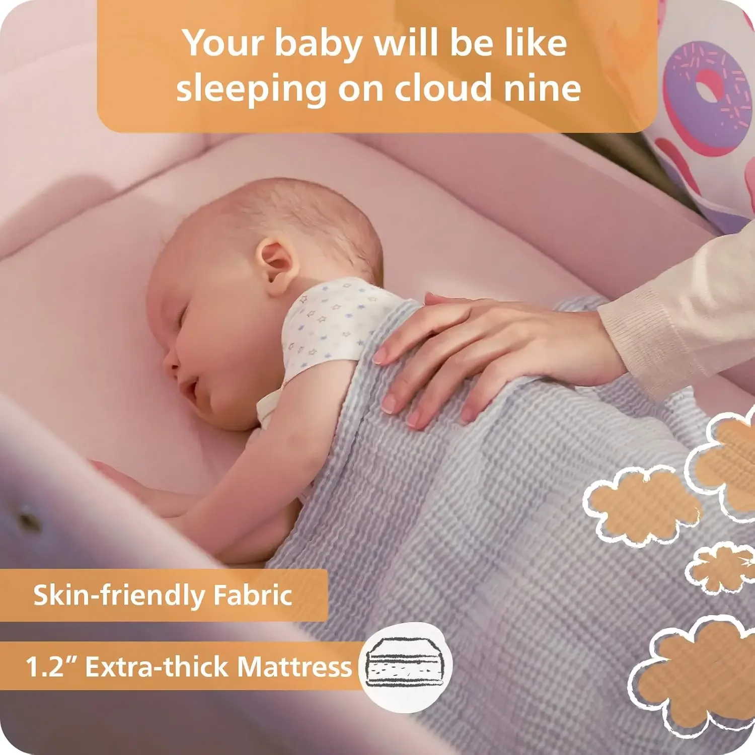 Przenośny kosz Mojżesza dla no – Bassinet Bedside Sleeper recenzja i cena
