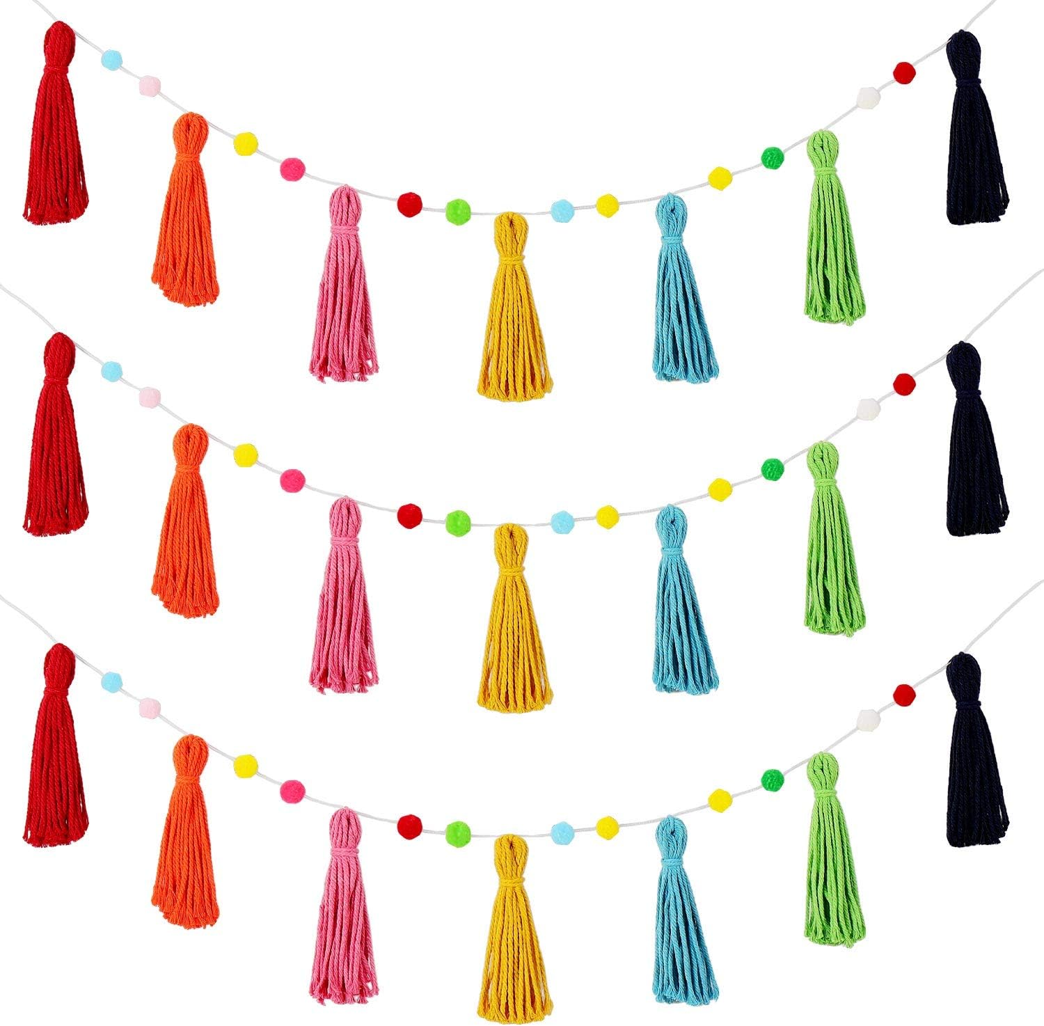 3-częściowa kolorowa tęczowa g – Baby Nursery Garland recenzja i cena