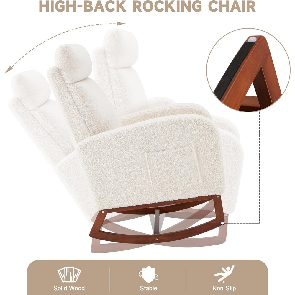 Fotel bujany Fotel do pokoju d – Baby Nursery Glider Chair recenzja i cena