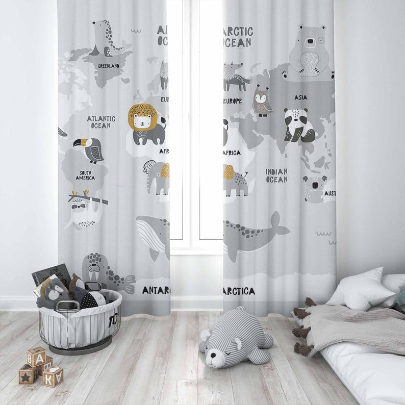 Zasłony do pokoju dziecięcego  – Baby Nursery Youtube recenzja i cena