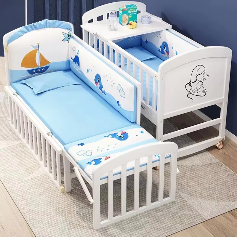 Drewniana łóżeczko dziecięce z – Baby Nursery Sale recenzja i cena