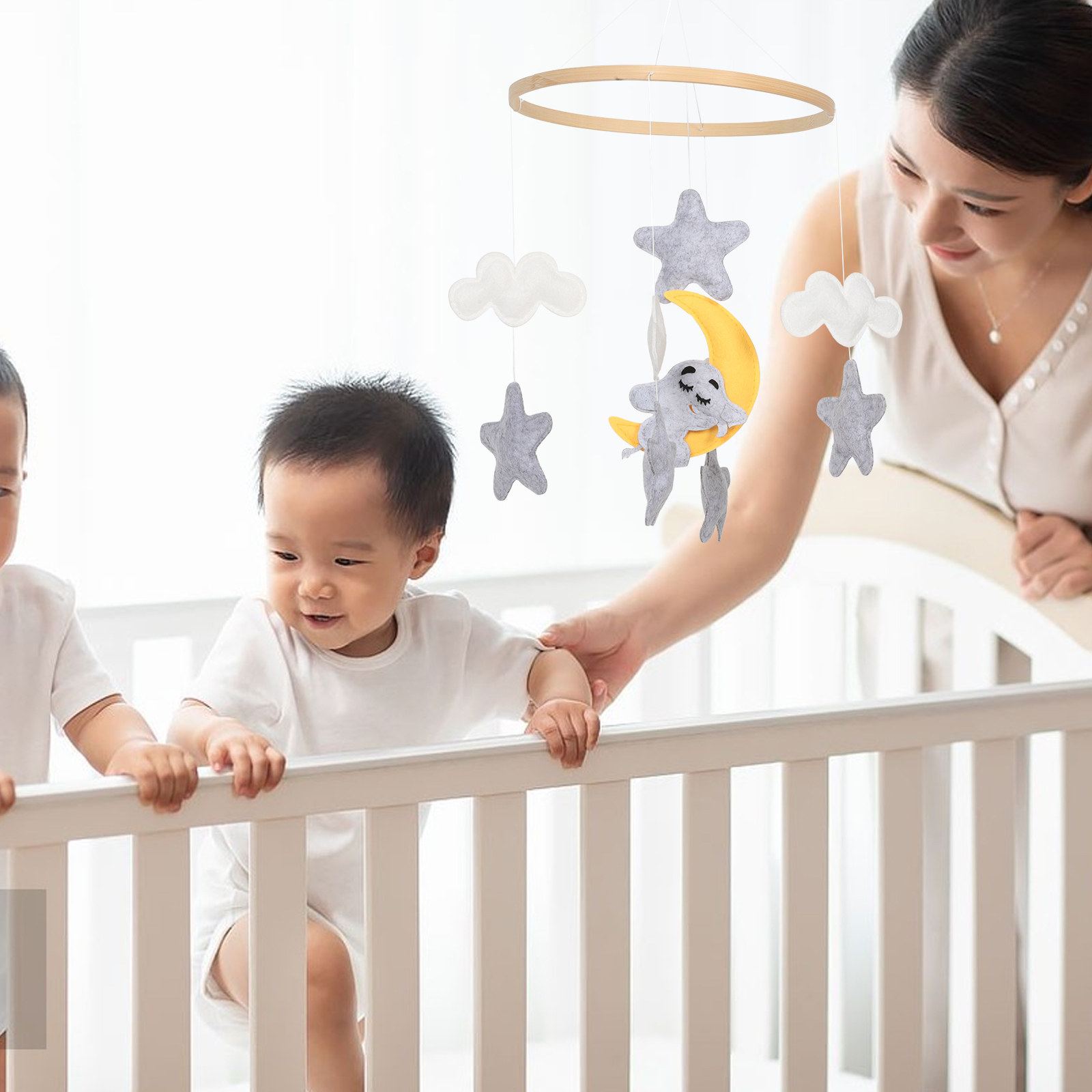 Filcowa zawieszka do łóżeczka  – Baby Nursery Girl recenzja i cena