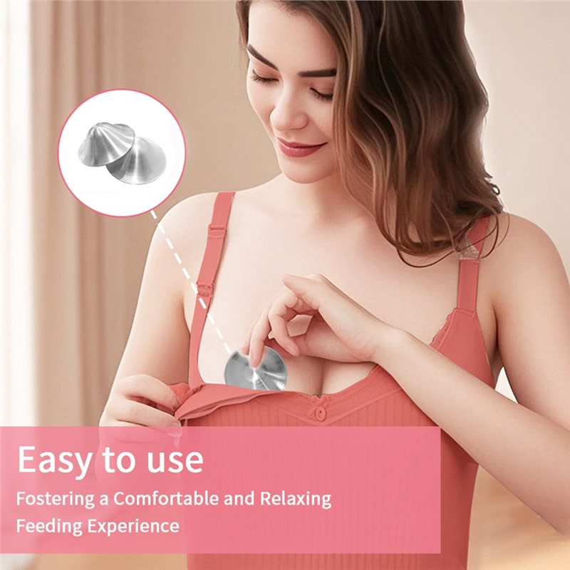 Srebrne nakładki na sutki wspo – Nursing Cover Breastfeeding recenzja i cena