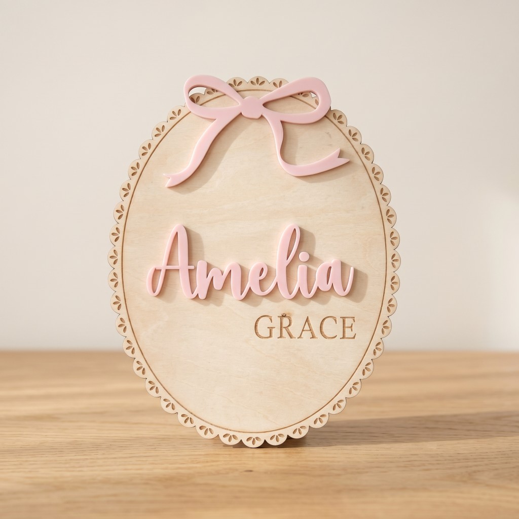 1 szt. Personalizowana drewnia – Baby Nursery Gifts recenzja i cena