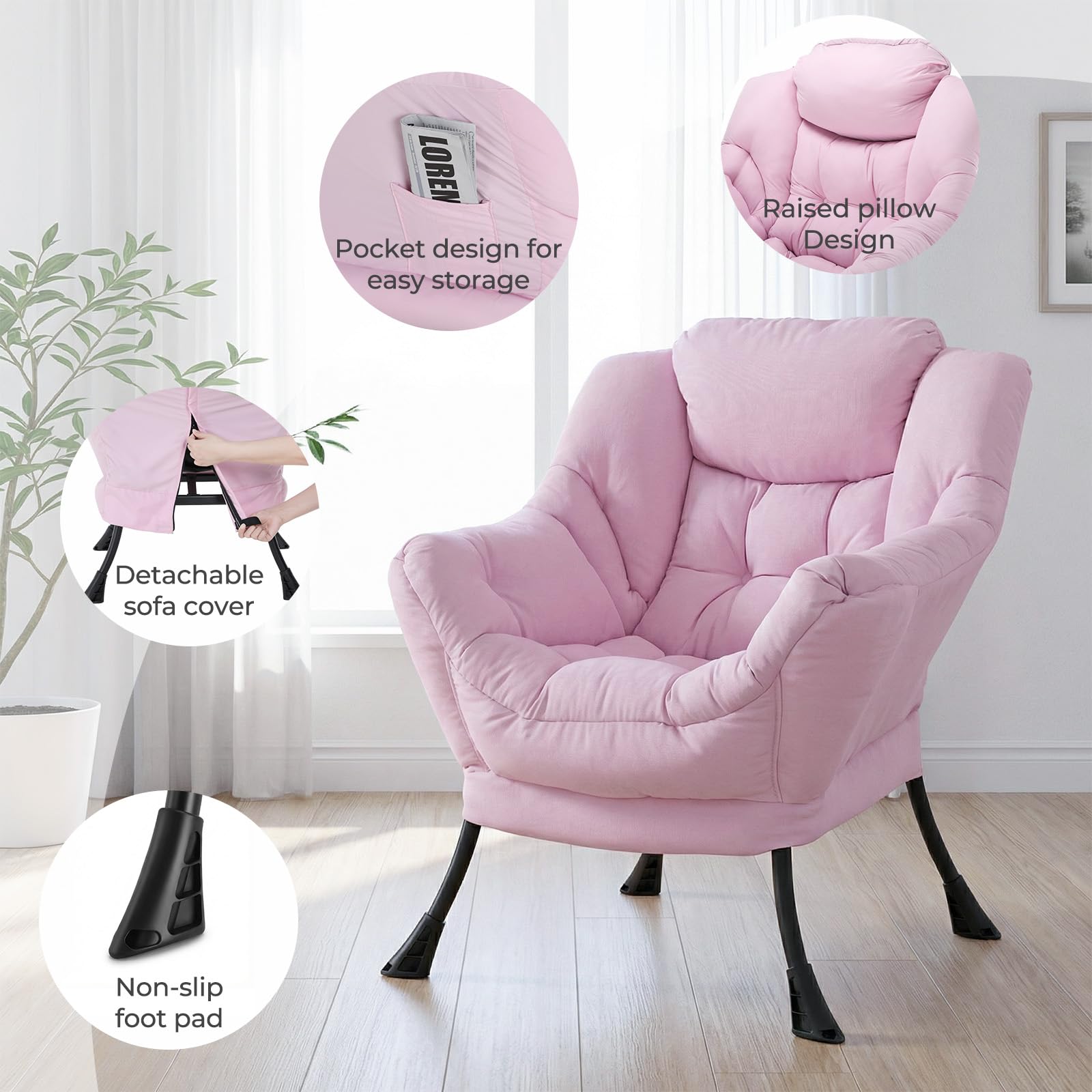 Leniwy fotel z podnóżkiem, wyg – Baby Nursery Rocking Chair recenzja i cena