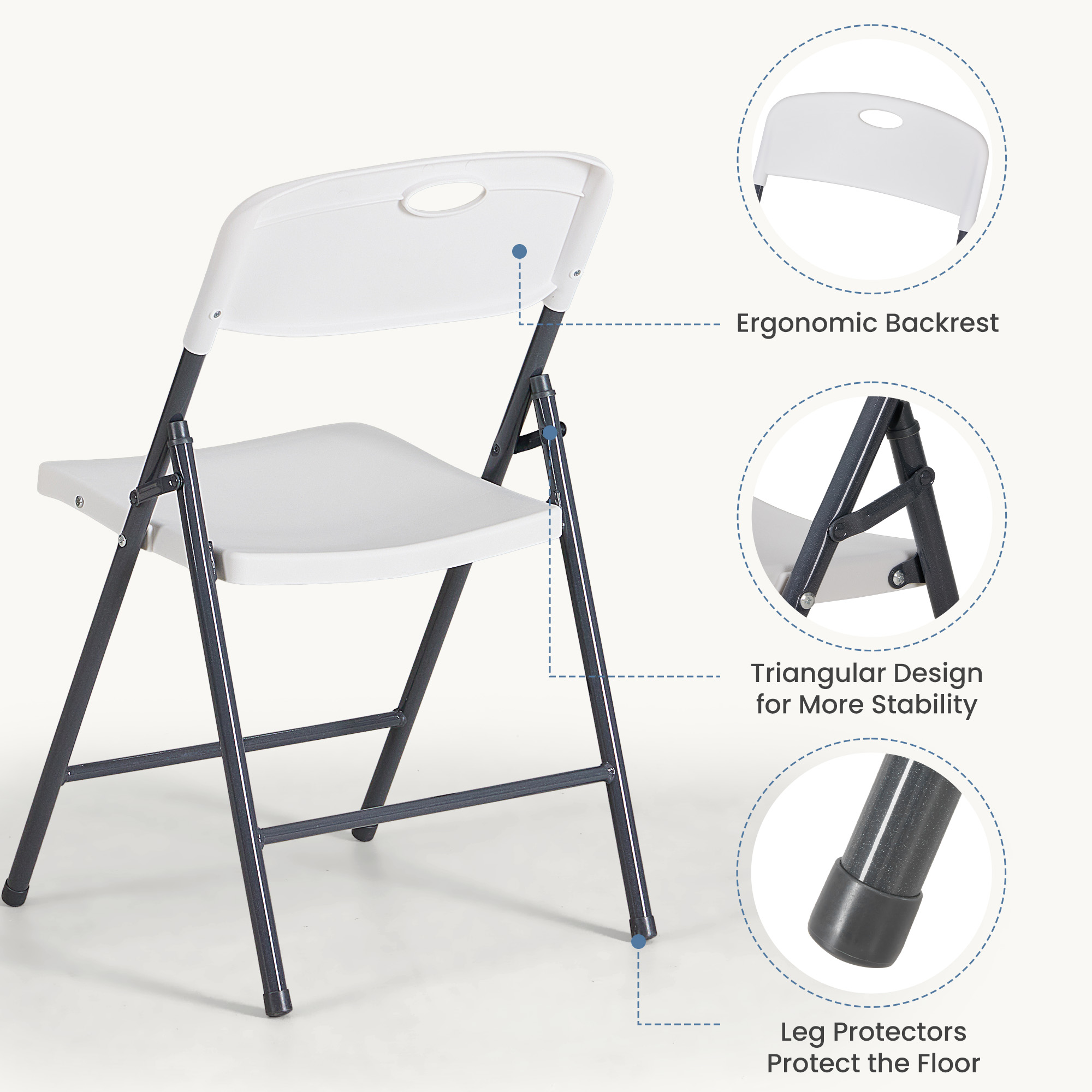 Zestaw krzeseł plastikowych JH – Baby Nursery Rocking Chair recenzja i cena