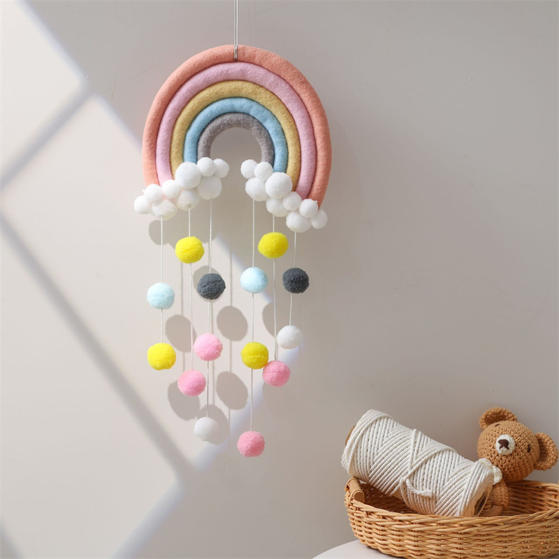 Nordycka Filcowa Pleciona Girl – Baby Nursery Garland recenzja i cena