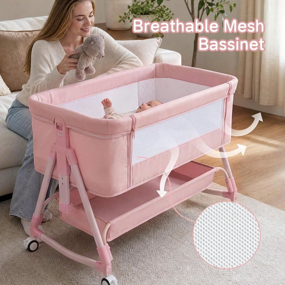 Kołyska, łóżeczko dziecięce 3w – Bassinet Bedside Sleeper recenzja i cena