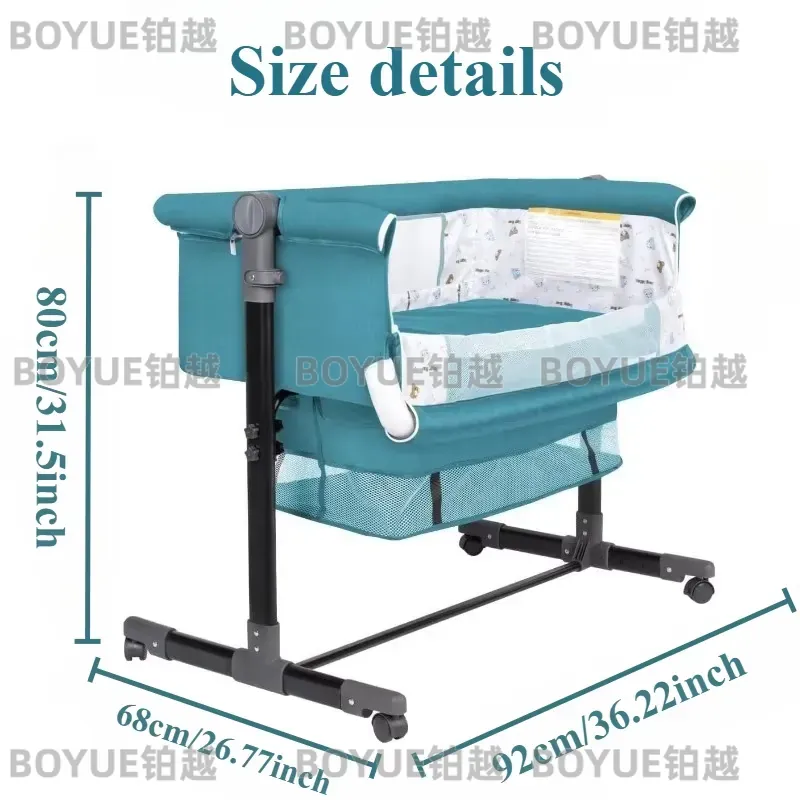 Łóżeczko dla niemowląt 3 w 1 z – Bassinet Bedside Sleeper recenzja i cena