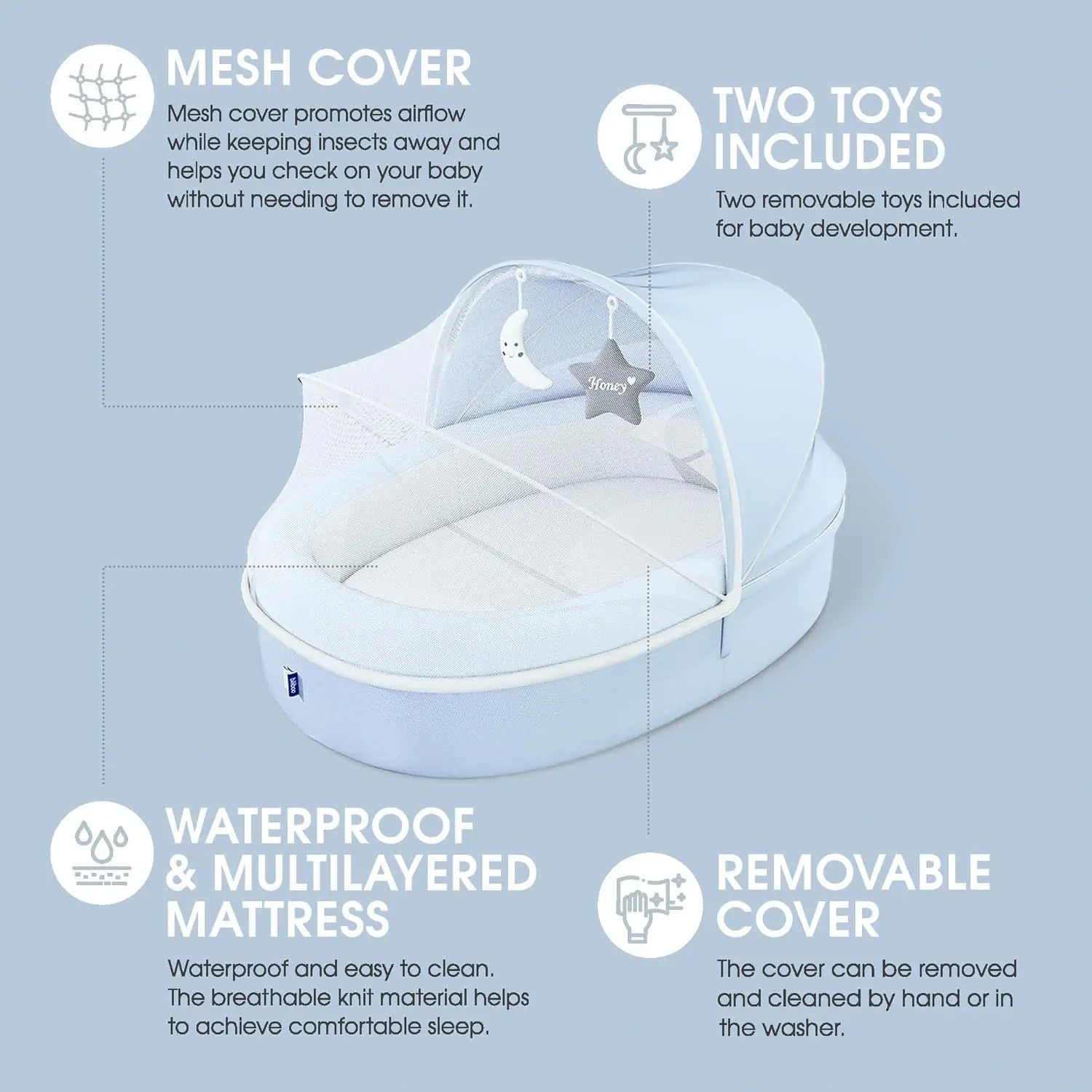 Wielofunkcyjne kołyski dla nie – Bassinet Bedside Sleeper recenzja i cena