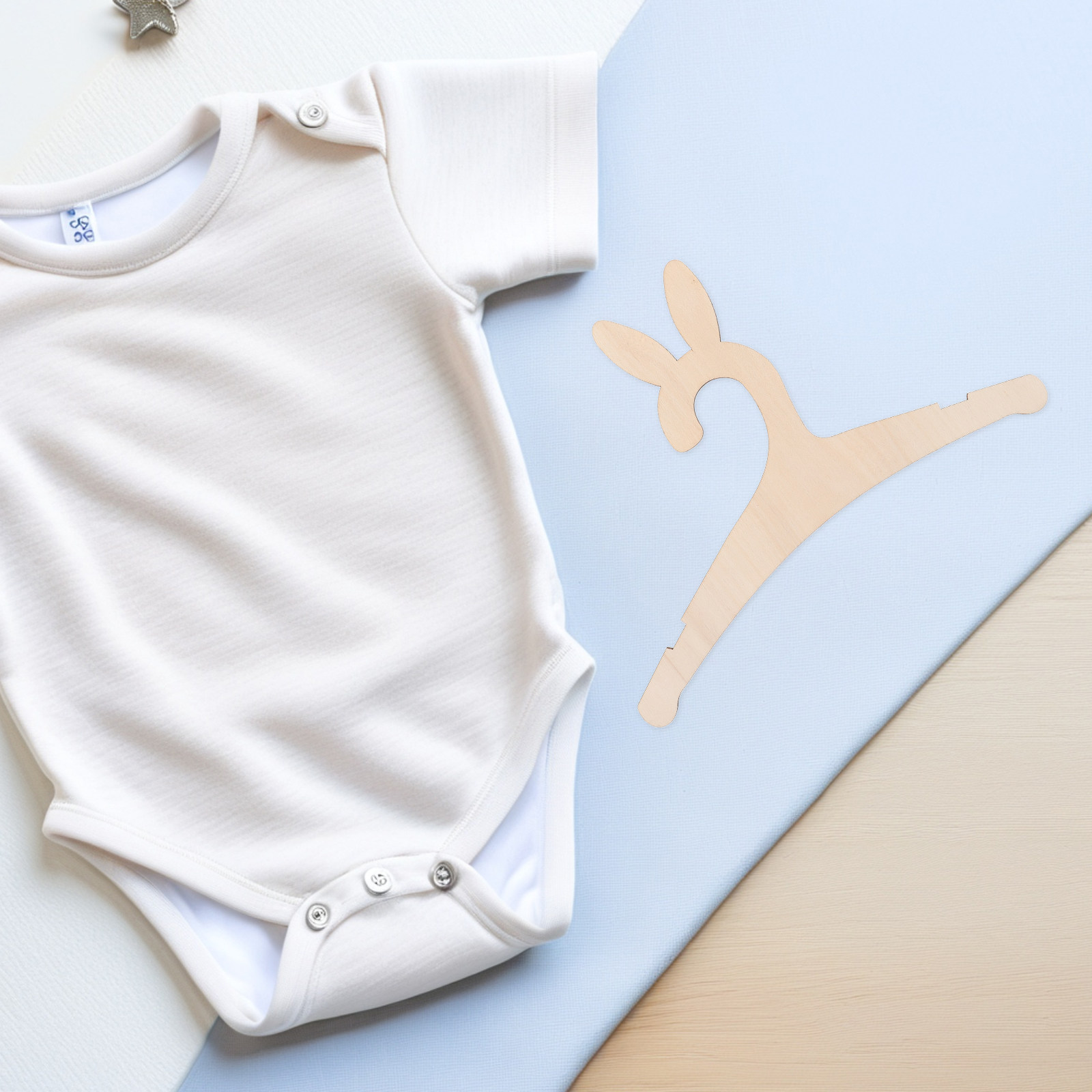 5 szt. drewnianych wieszaków n – Baby Nursery Organizer recenzja i cena