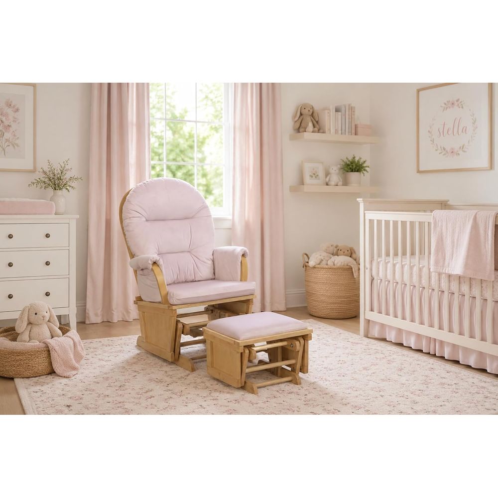 Fotel bujany Madison z podnóżk – Baby Nursery Rocking Chair recenzja i cena