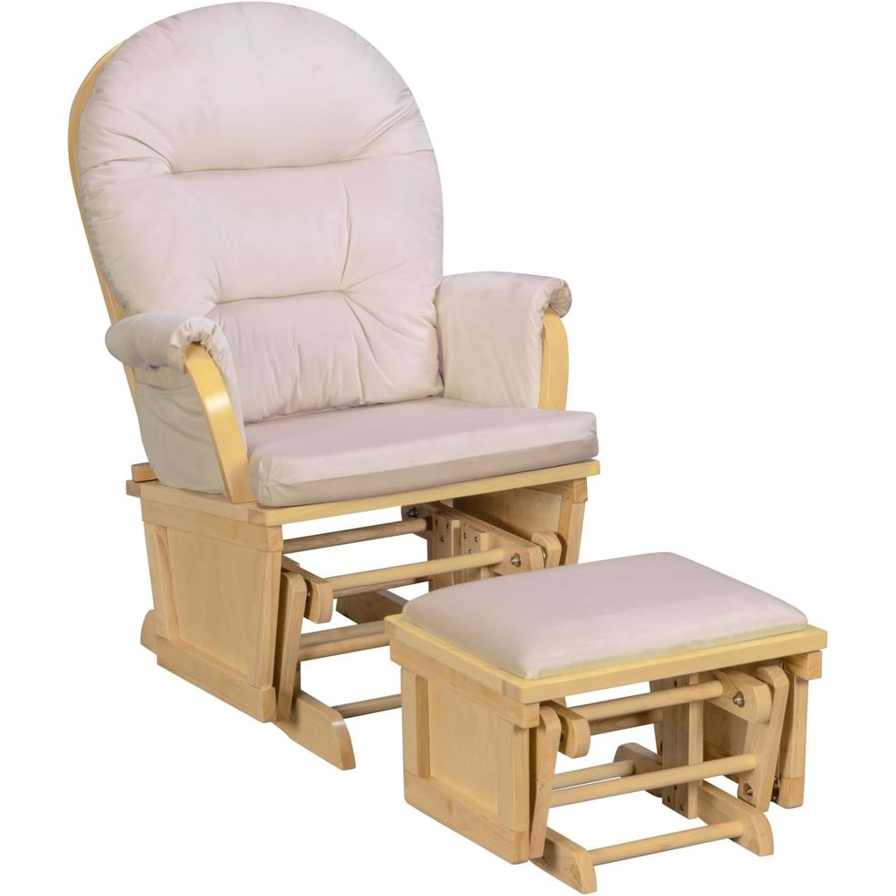 Fotel bujany Madison z podnóżk – Baby Nursery Rocking Chair recenzja i cena